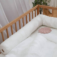 Babyly - Linen Baby Bed Roller Protector