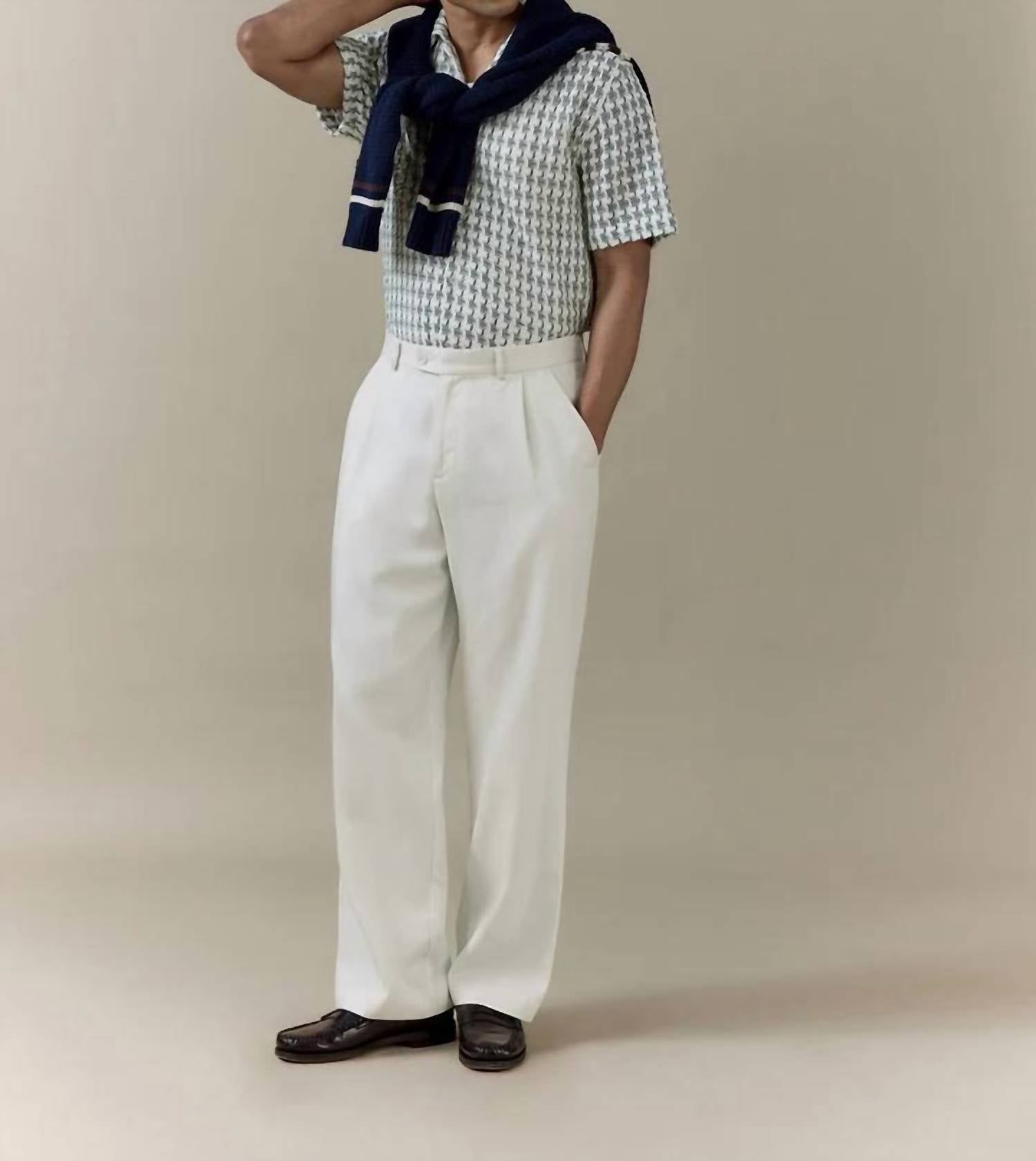 Percival - Freddie Crochet Boxy Shirt