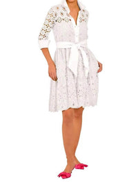 GRETCHEN SCOTT Little Bo Peep Dress in white - women's dress - alternate view
