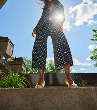 Joseph Ribkoff - Polka Dot Culotte Pants