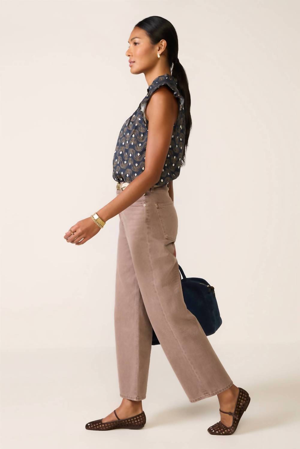 Agolde - Ren High Rise Wide Leg Jeans