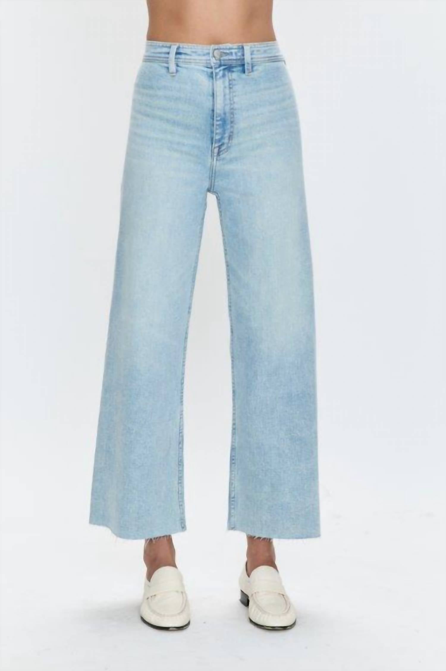 Pistola - Penny Crop Wide Leg Jeans