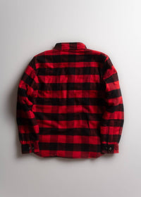 Iron & Resin Men's Buffalo Shirt in red - men's shirt - detail view