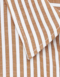 By Together Women's Vincent Button Down in brown - women's shirt - detail view