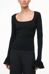Staud - Shelley Scoopneck Top