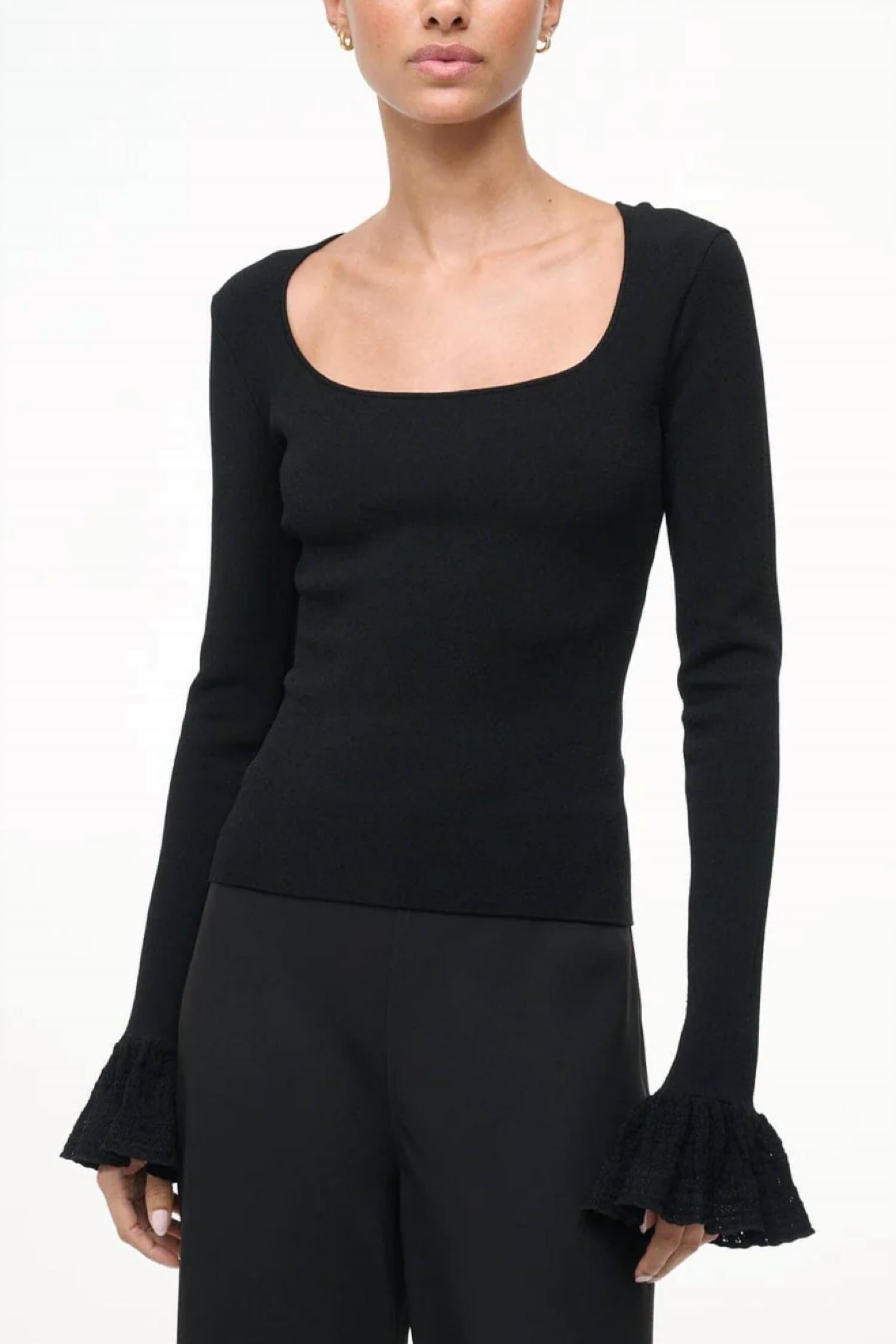 Staud - Shelley Scoopneck Top