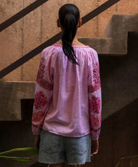 Rose And Rose - Ash Cotton Top
