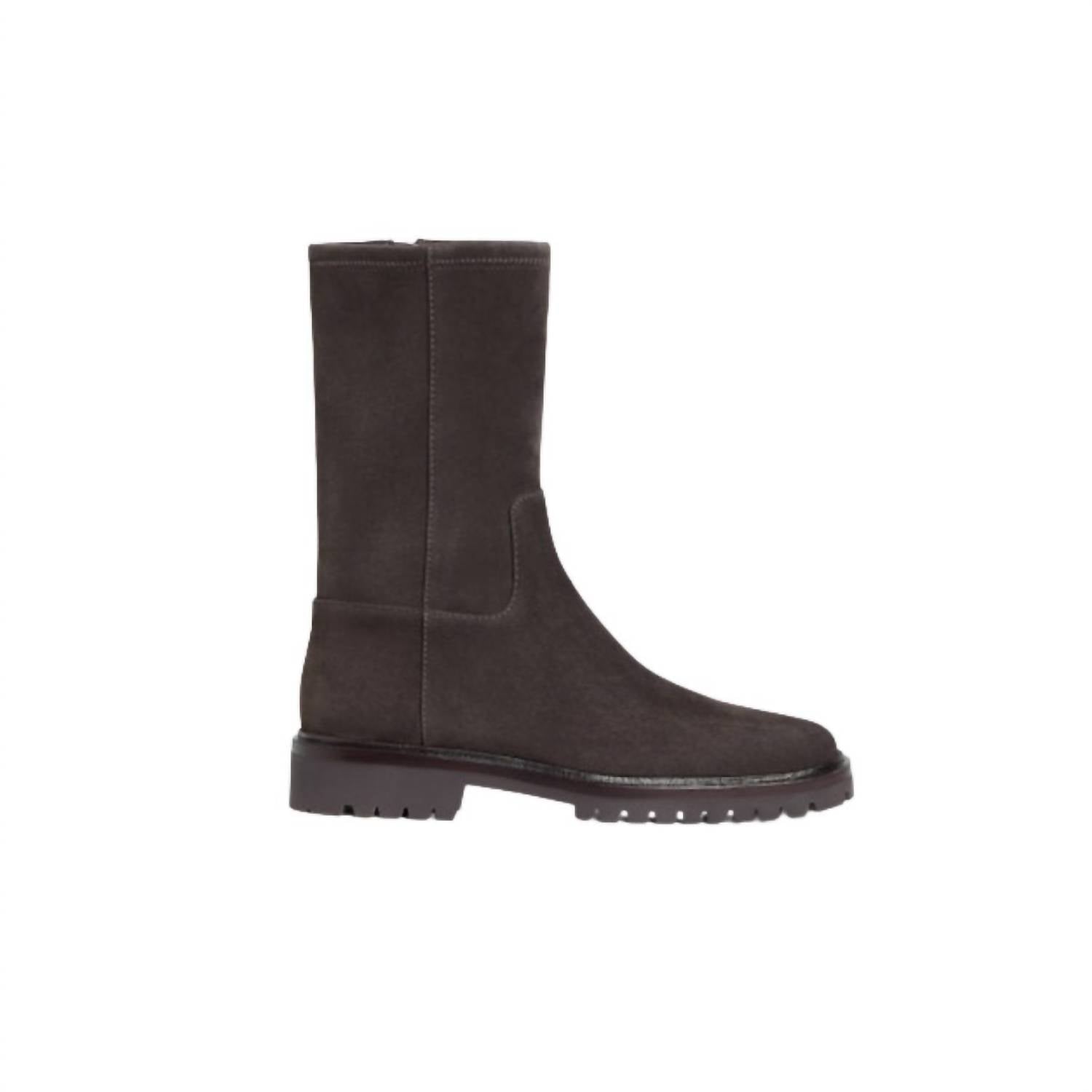 Loeffler Randall - Women's Danny Tall Ankle Lug Sole Boot