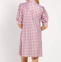 JUDE CONNALLY Emerson Mini Dress in raspberry gold - women's dress - alternate view