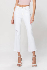 Vervet By Flying Monkey - Dede High Rise Crop Flare Jeans