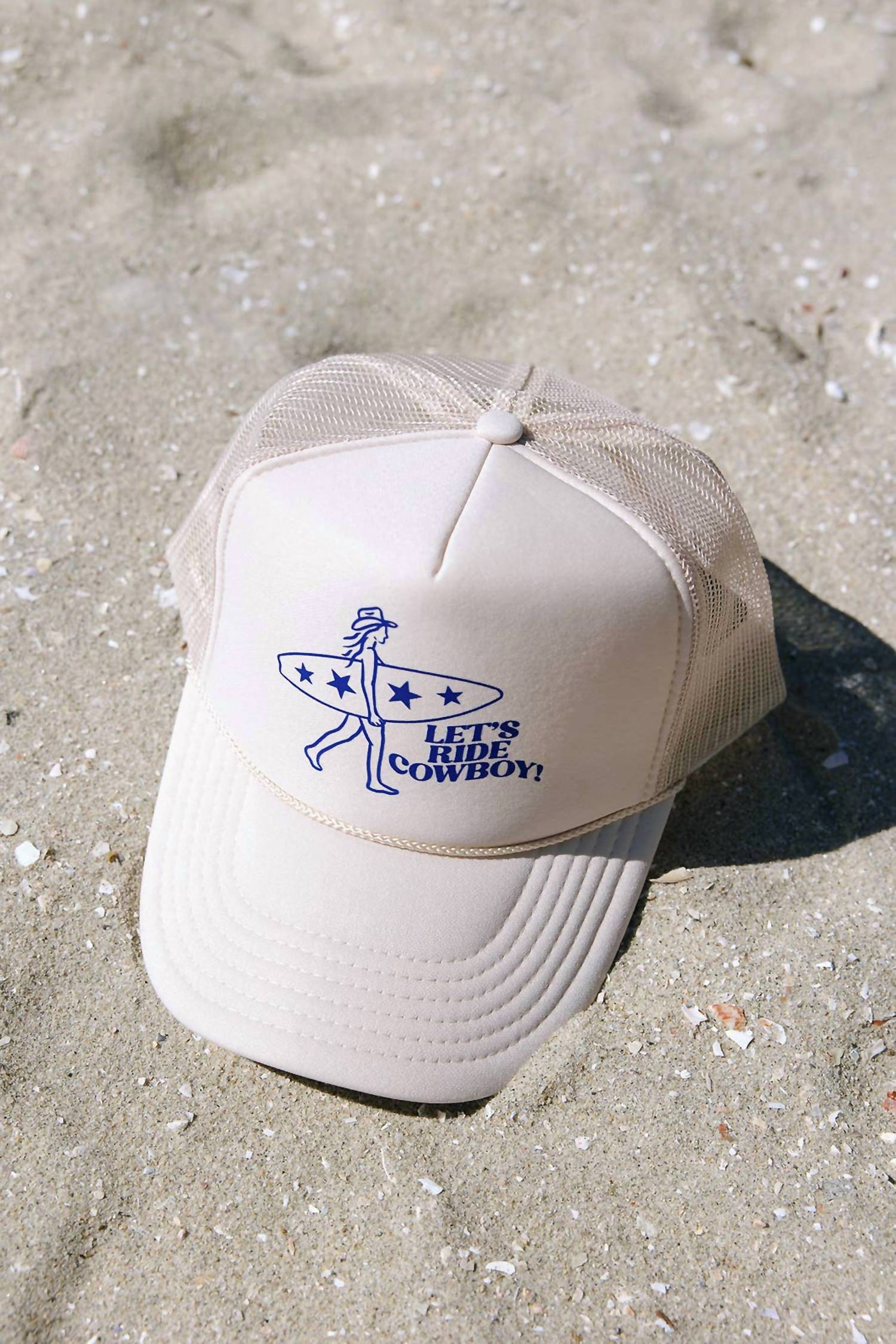 Rubymoon - Unisex Let's Ride Cowboy Foam Trucker Hat