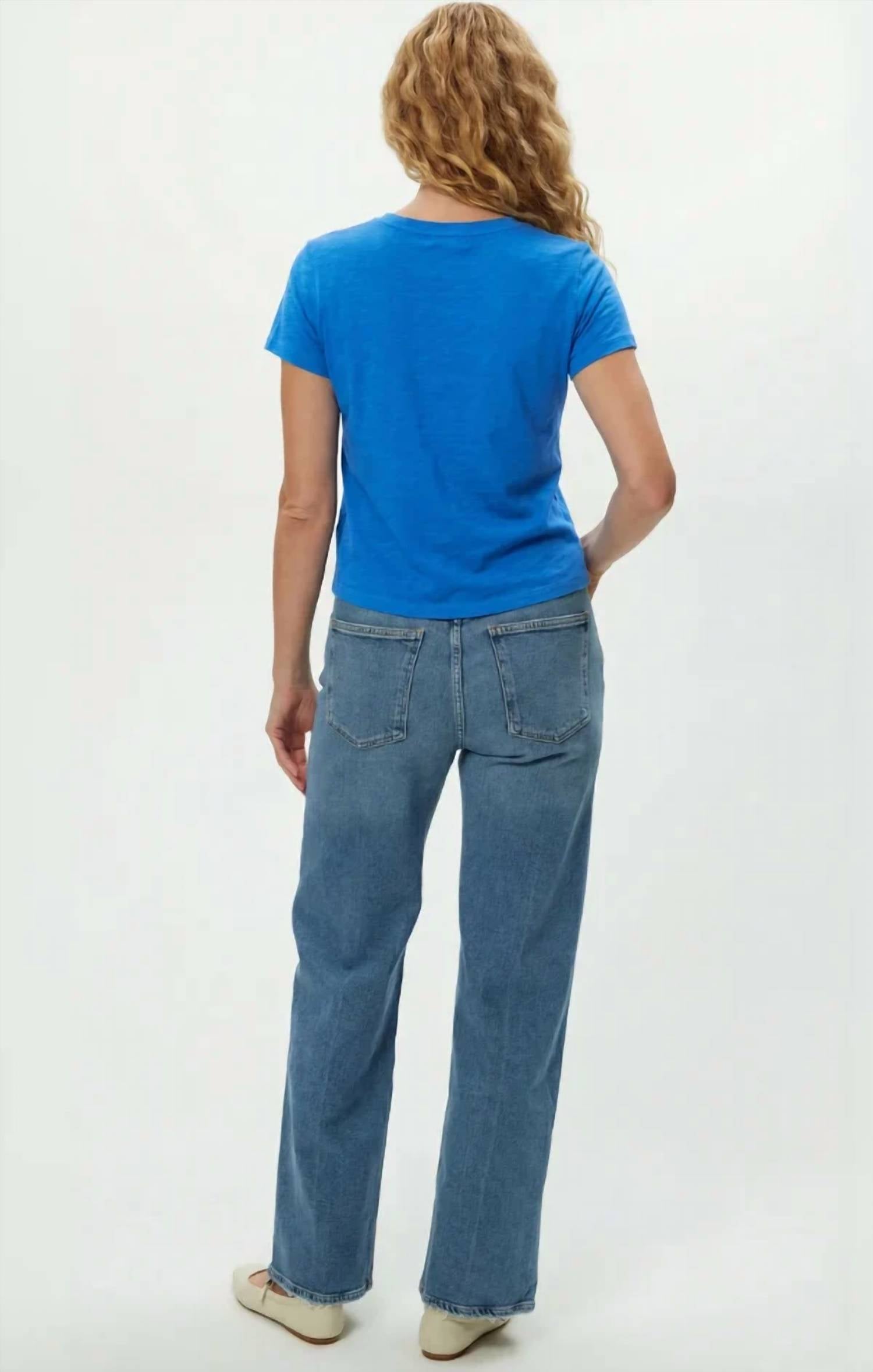 Michael Stars - Harlan Cropped V Neck Tee
