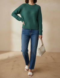 White + Warren - Cashmere Marled Crewneck Sweater