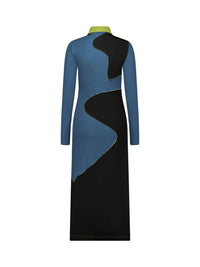 Marina Moscone - Women's Collared Maxi Polo Dress