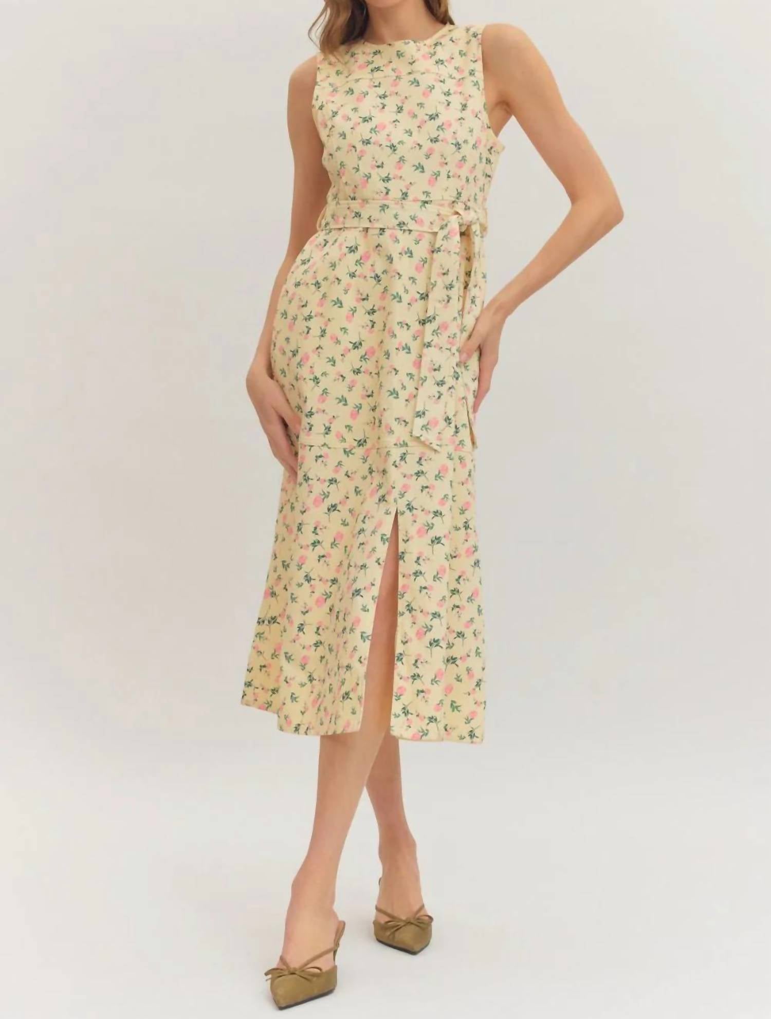 Entro - Floral And More Midi Dress
