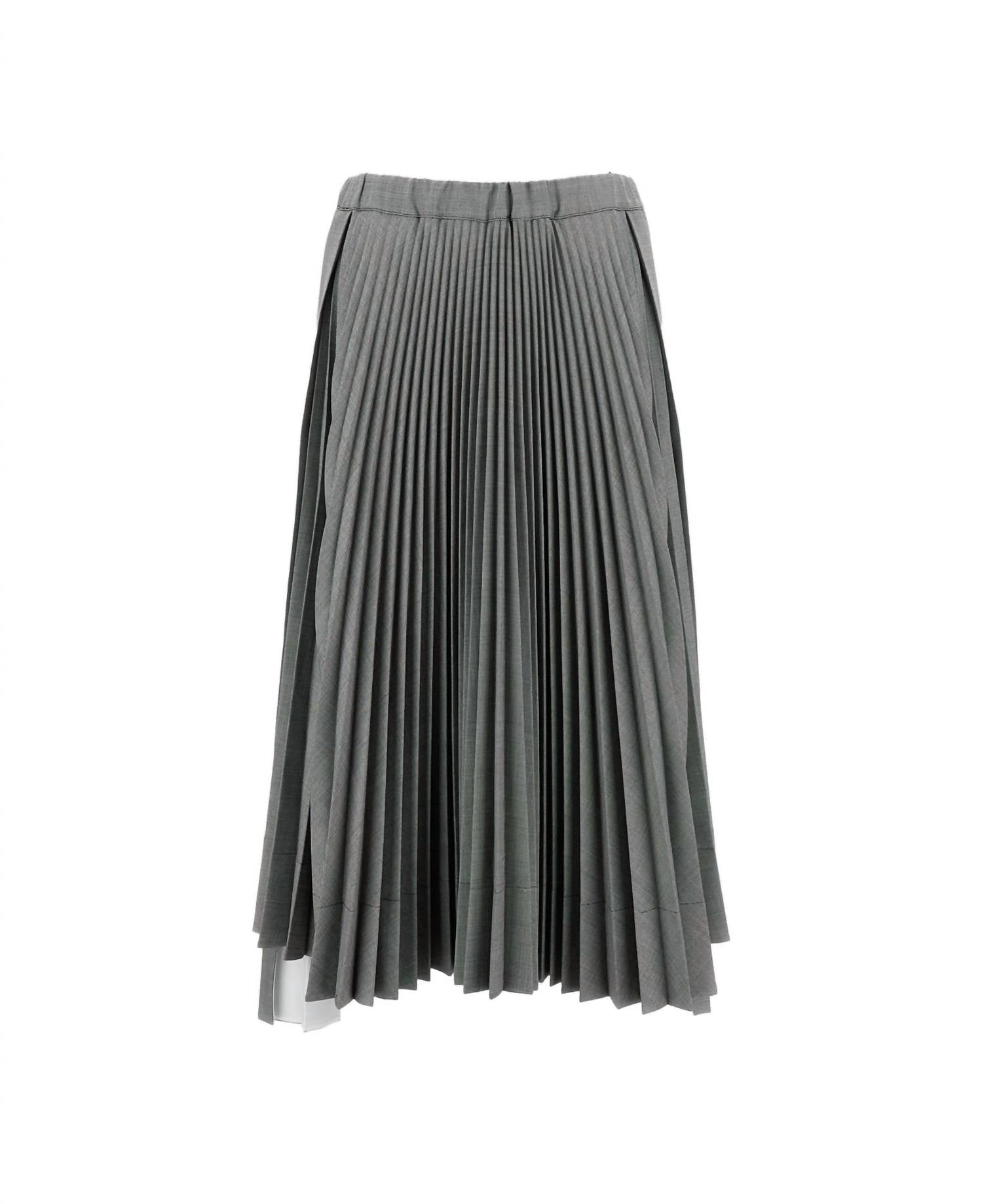 Plan C - Pleated Midi Skirt