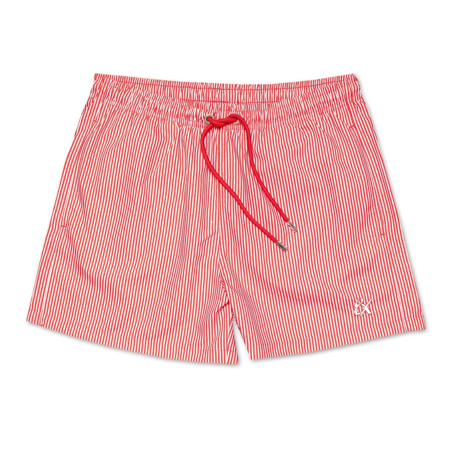Eight X - Men's Striped Slim Fit Swim Trunks