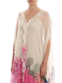 Valentino - Macro Camelia Evening Dress
