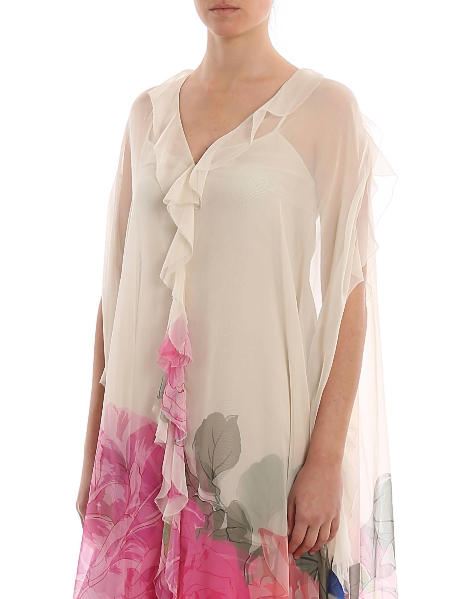Valentino - Macro Camelia Evening Dress