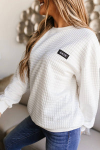 Ampersand Ave - Quilted Pullover Sweater