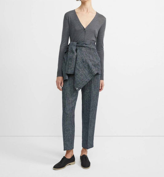 Theory - High Waist Straight Ankle Crop Career Pants