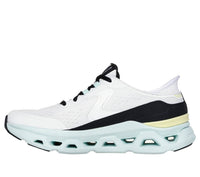 Skechers Women's Slip Ins Glide Step Altus Sneakers in white multi - women's sneaker - detail view