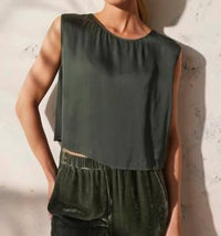 Velvet By Graham & Spencer - Bonny Sleeveless Satin Top