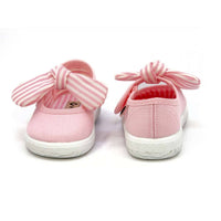 Victoria - Girls' Slip On Canvas Bow Shoes