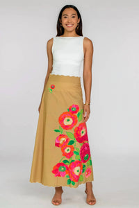 Elizabeth James The Label - Anita Scalloped Embroidery Skirt
