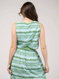 Beau & Ro Beach Tank Top in wave - women's tank top - alternate view