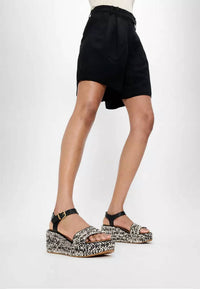 Fitflop - Women's Platforms Woven Wedge Ankle-strap Sandals