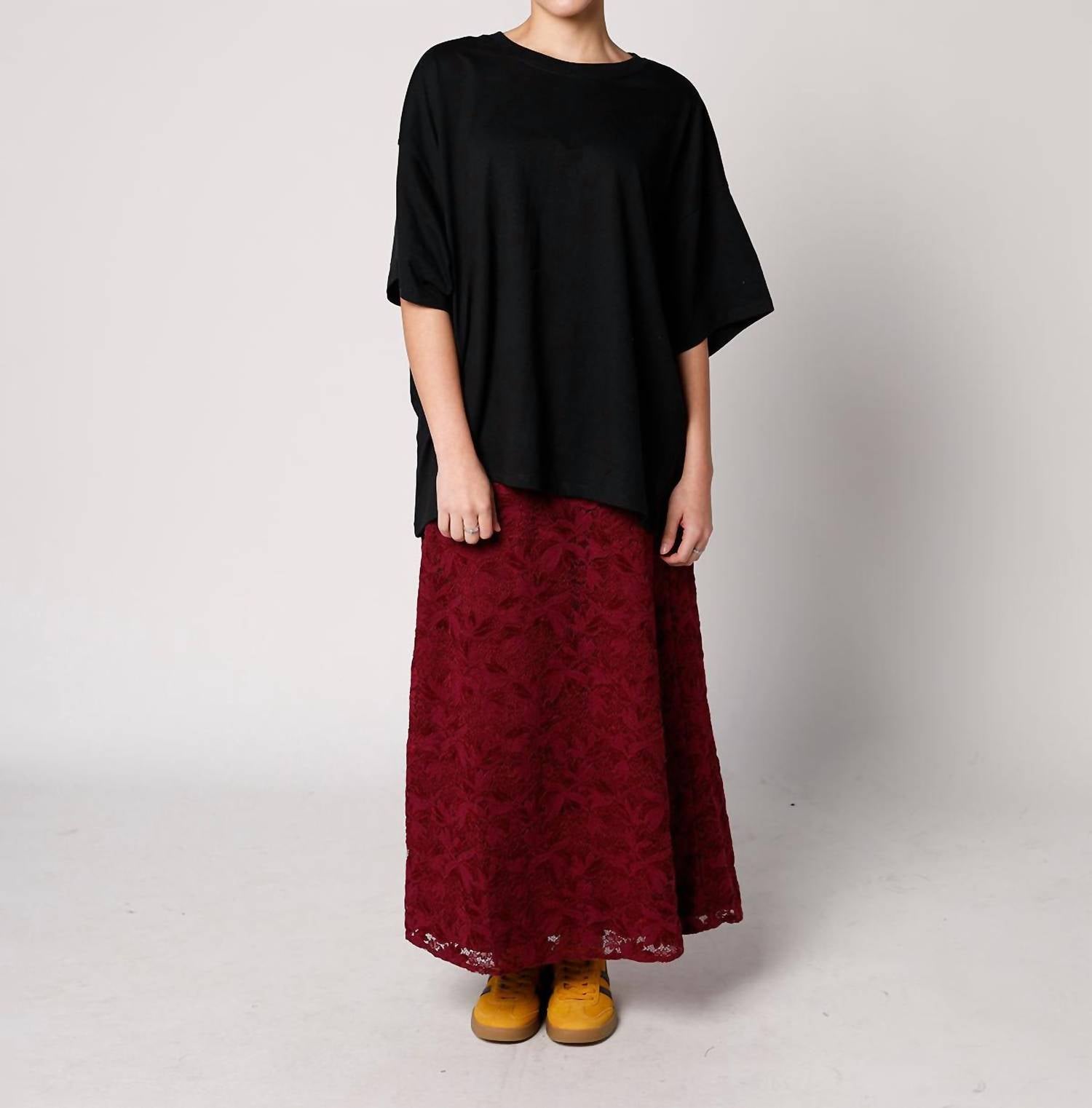 Frnch - Hebert Bordeaux Skirt