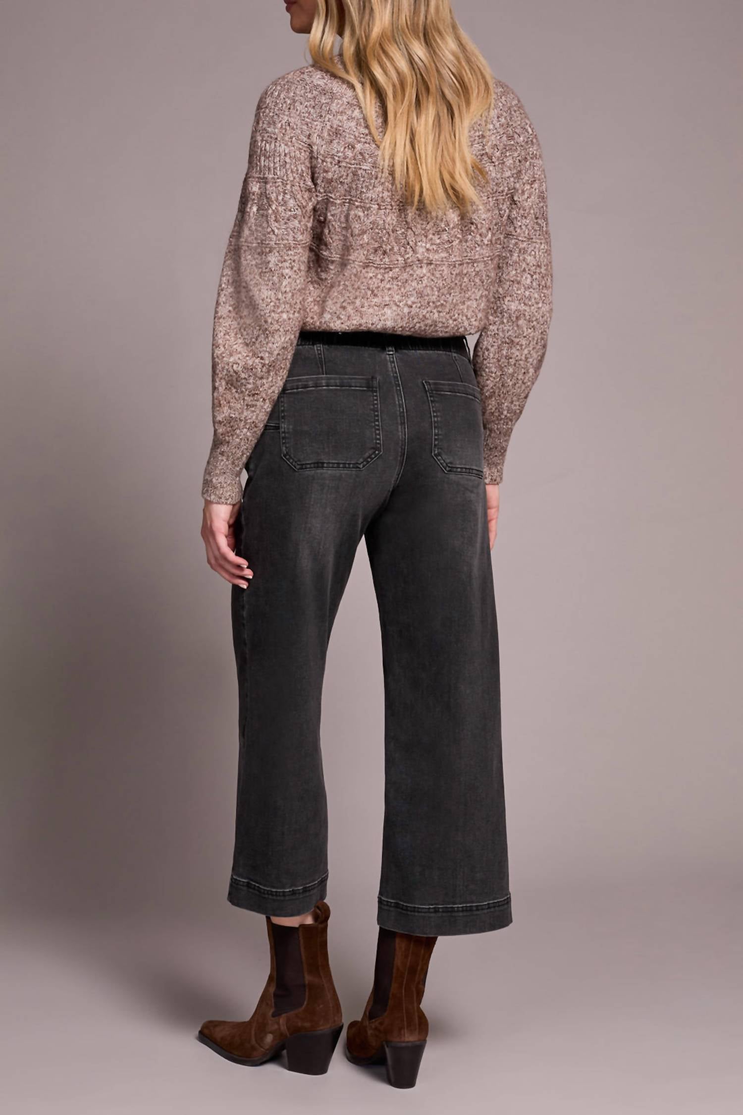 Tribal - Sophia Wide Crop Jeans