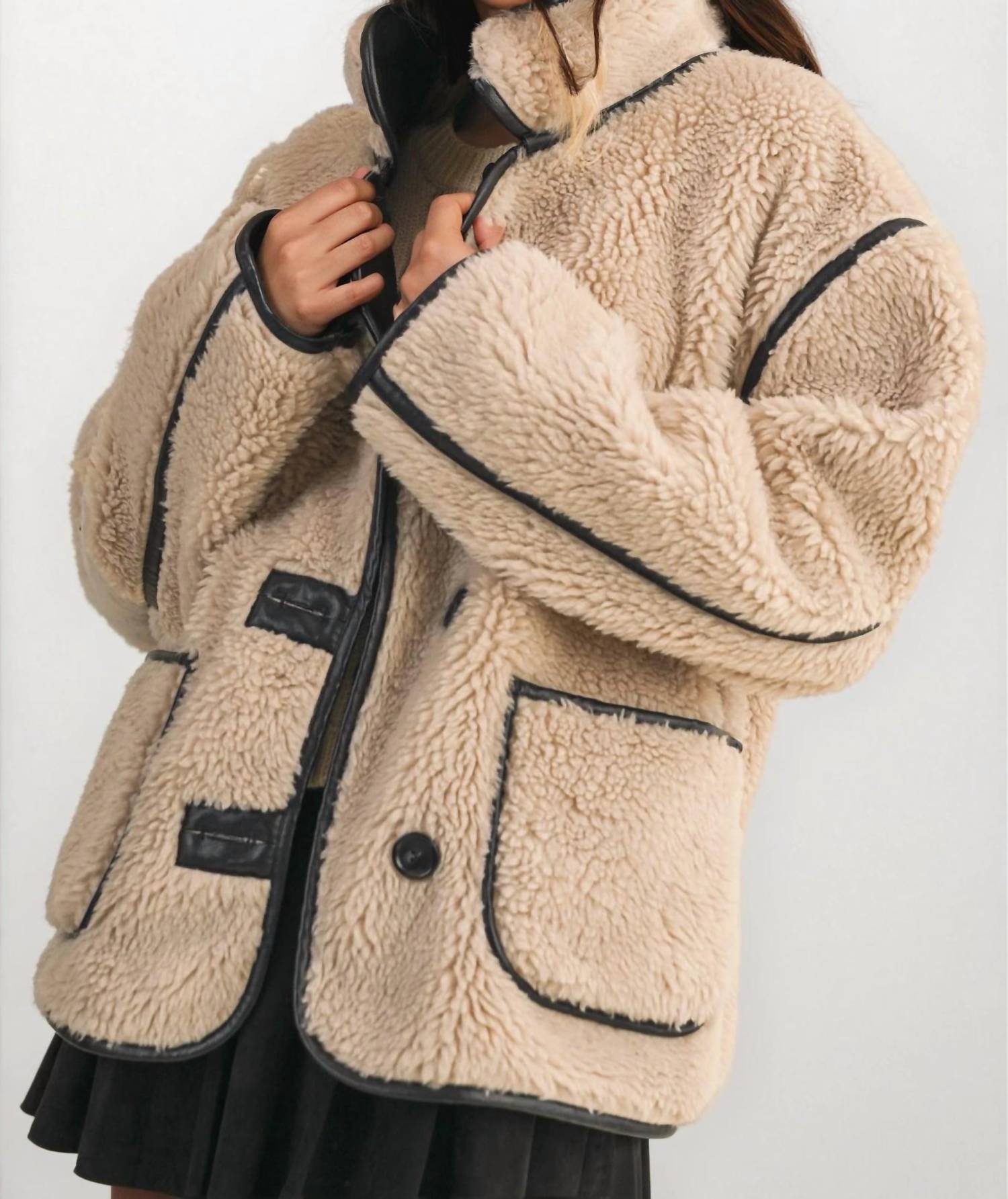 Klesis - Reversible Sherpa Suede Contrast Jacket