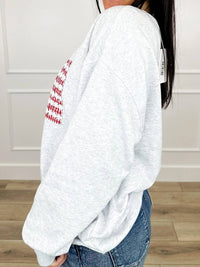 Gilli - Star Spangled Blooms Lightweight Long Sleeve Sweatshirt