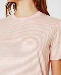 AG Jeans Jagger Crew Short Sleeve Tee in pearl mauve ivory dust - women's t-shirt - view 4