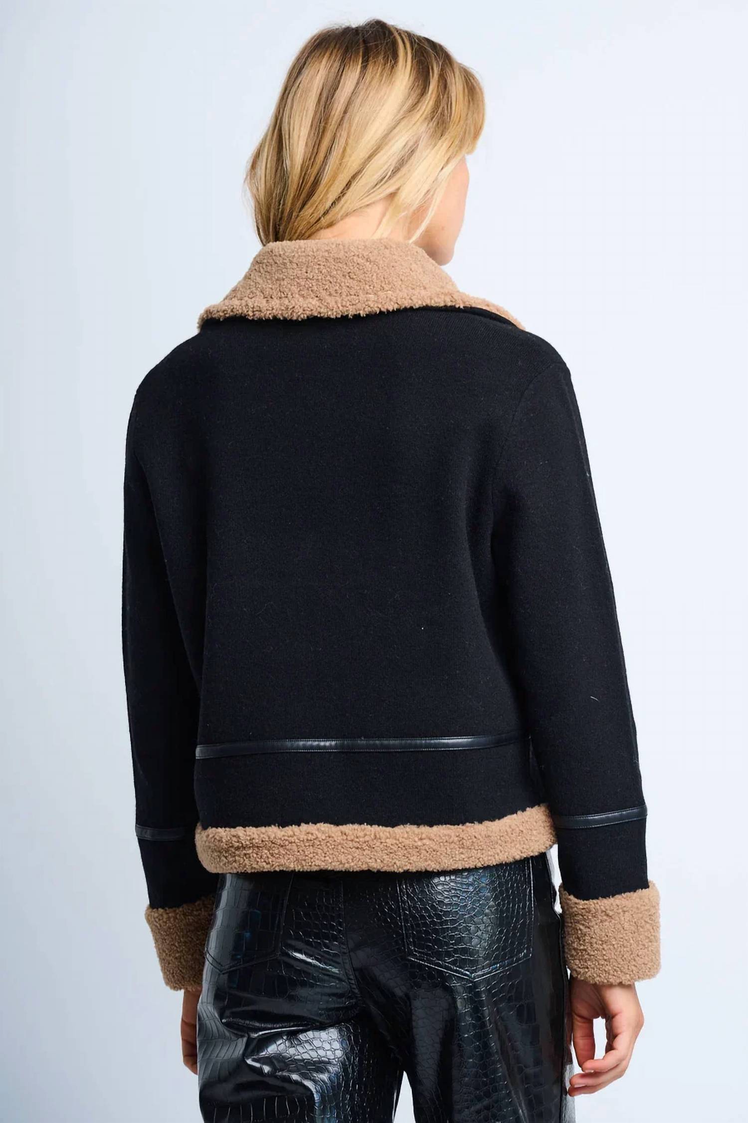 Lisa Todd - The Moto Wool Knit Jacket