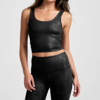 Beyond Yoga - Powershine Viper Print Cropped Tank