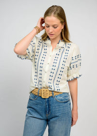 Ivy Jane - Rows of Embroidery Top