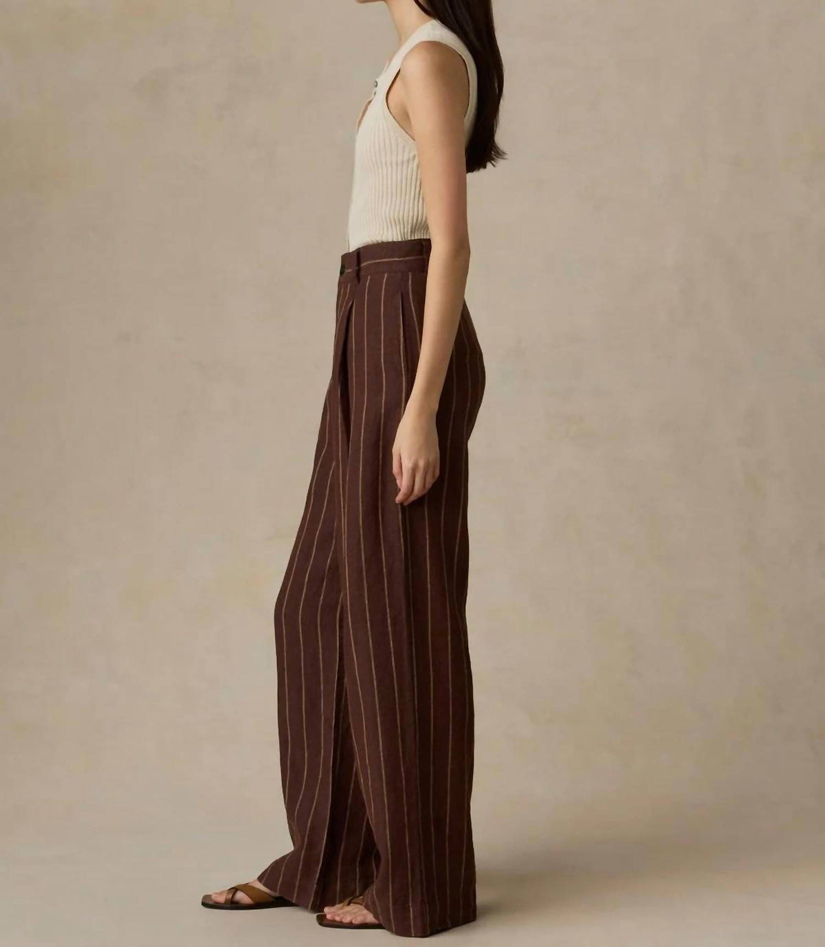 Faherty - Women's Sun Strider Linen Pleated Pants