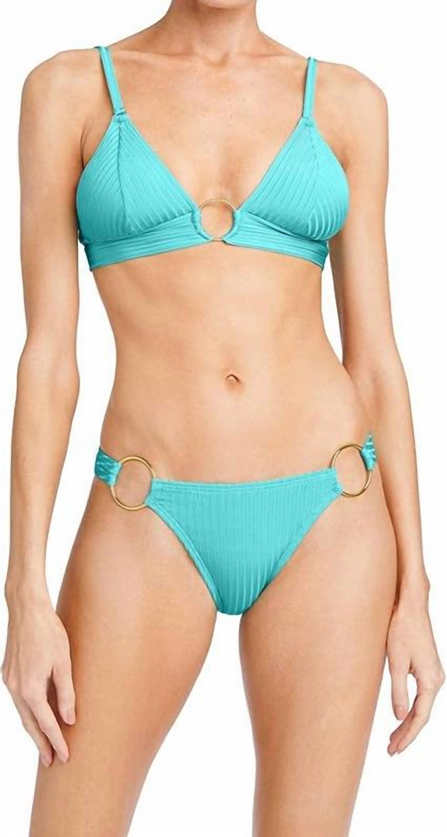 Robin Piccone - Yasmine Ring Side Cheeky Bikini Bottom