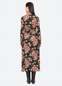 Sea - Cornelia Print Long Sleeve Midi Dress