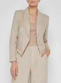 L'Agence - Wayne Crop Double Breasted Jacket