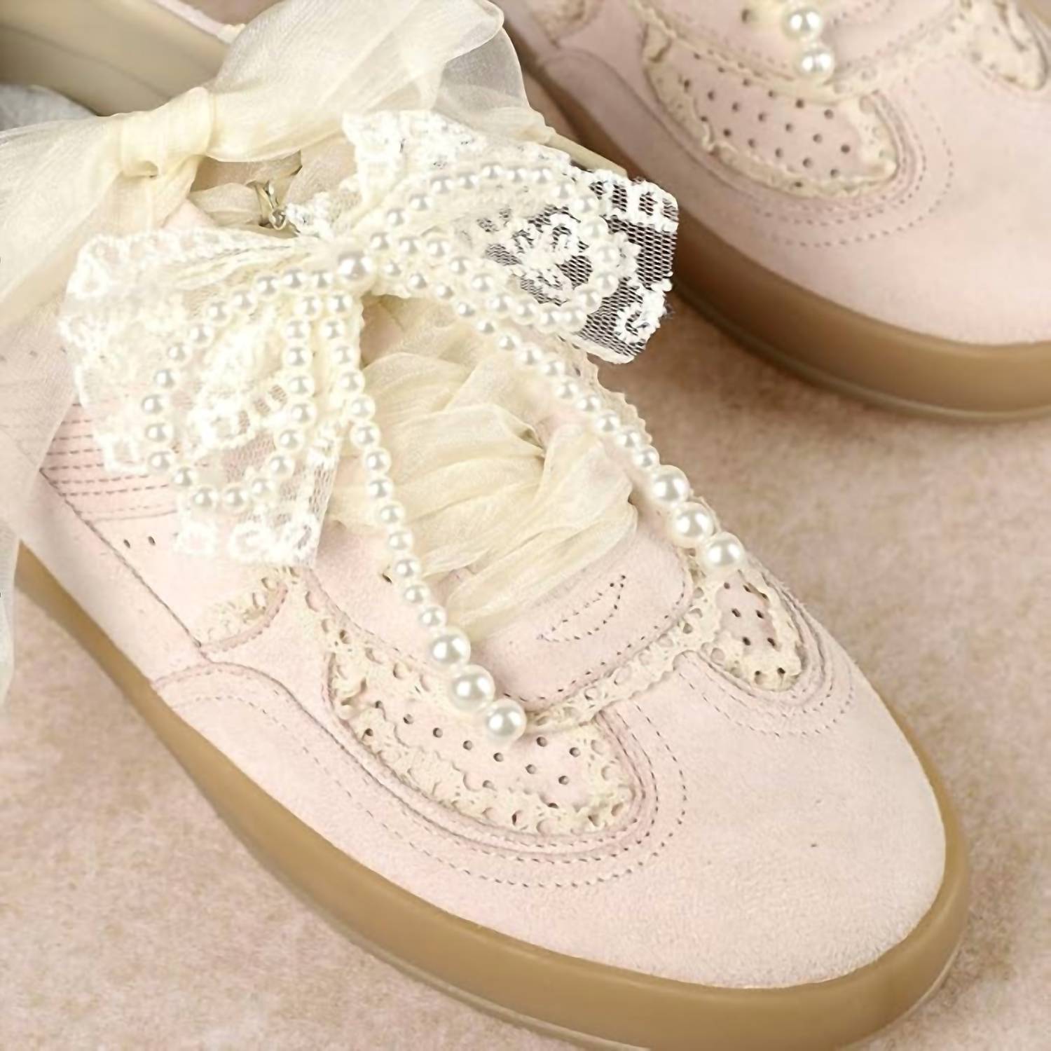 Miim - Women's Eleanor Satin And Lace Sneakers