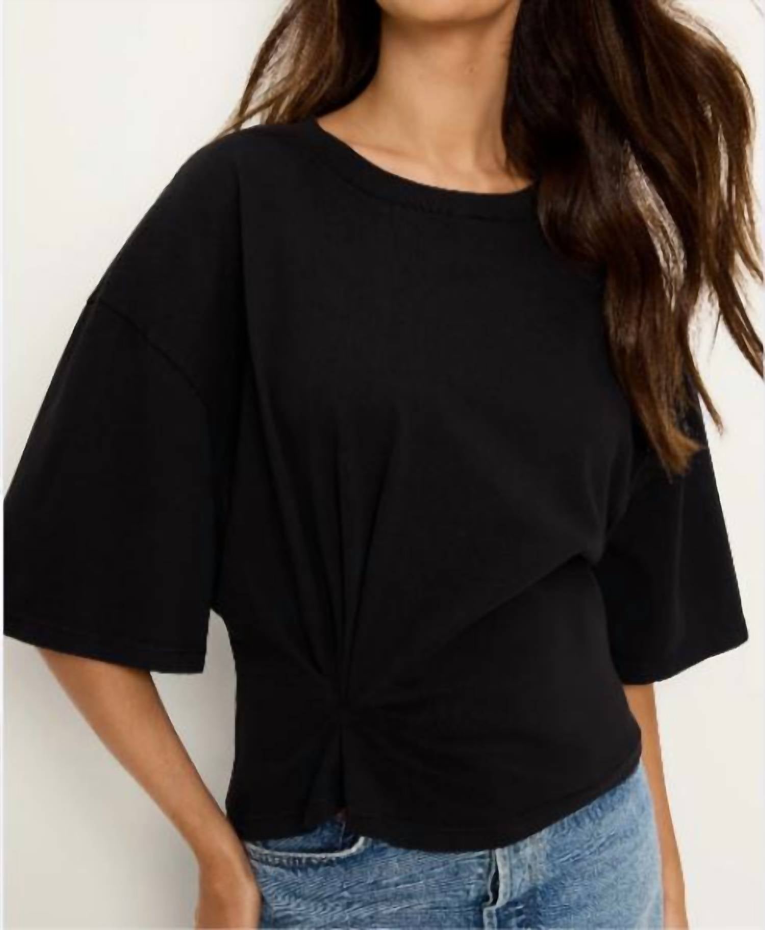 Michael Stars - Zinnia Tokyo Jersey Side Pleated Tee