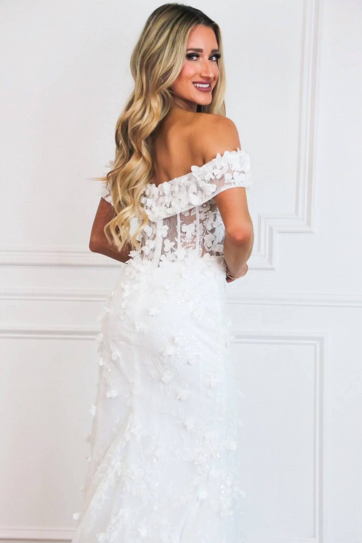 Cinderella Divine - Liliana Floral Applique Formal Dress