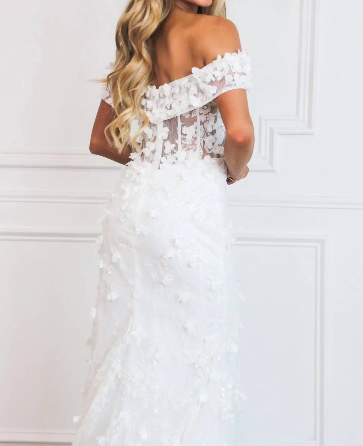 Cinderella Divine - Liliana Floral Applique Formal Dress