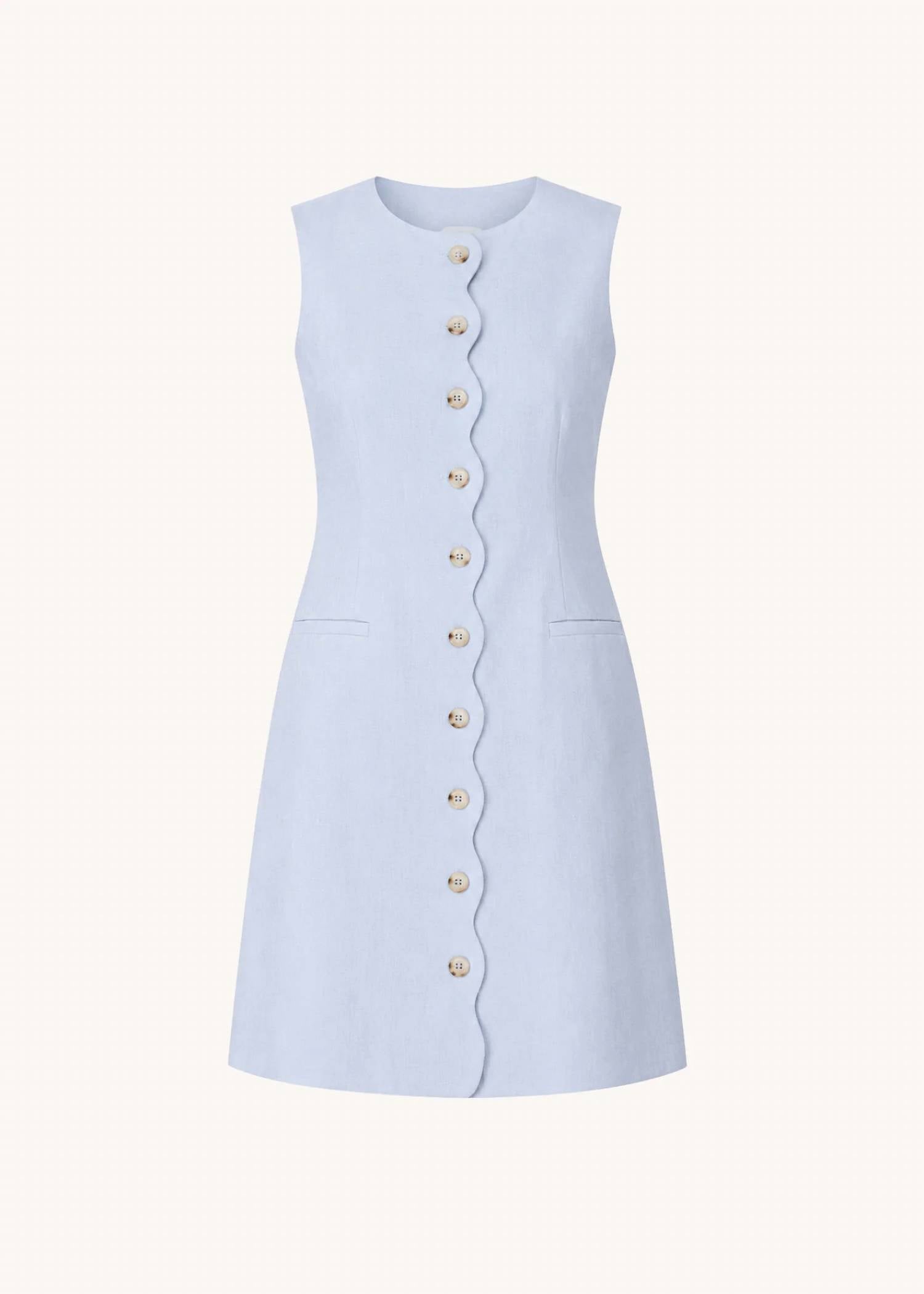 Aureum - Marisol Scalloped Mini Dress