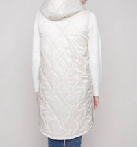 Charlie B - Pearlized Long Hooded Vest