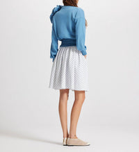 Theo The Label - Women's Nomia Ribbed Waist Rosette Cardigan